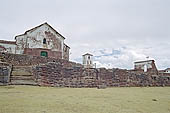 Chinchero, the colonial church erected on Incan walls